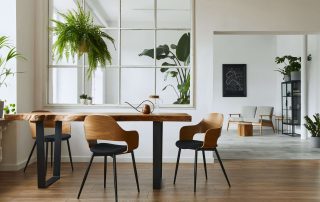 Beautifully restored wood and hardwood floors in a Birmingham home