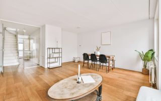 Renewed wooden floor in a Birmingham home